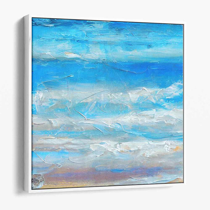Marine Rhapsody: Impressionist Oceanic Bliss Canvas Art Print