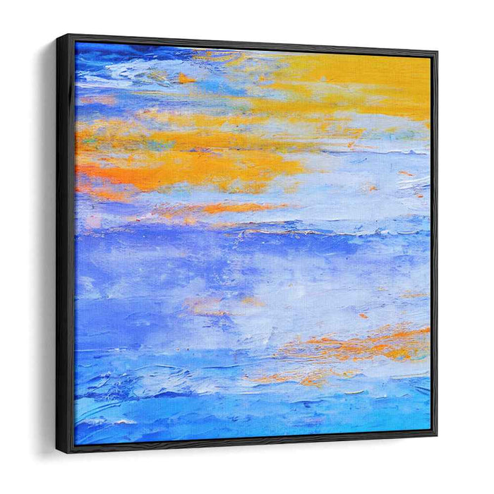 Oceanic Dreamwave Symphony: Vivid Abstract Seascape Canvas Art