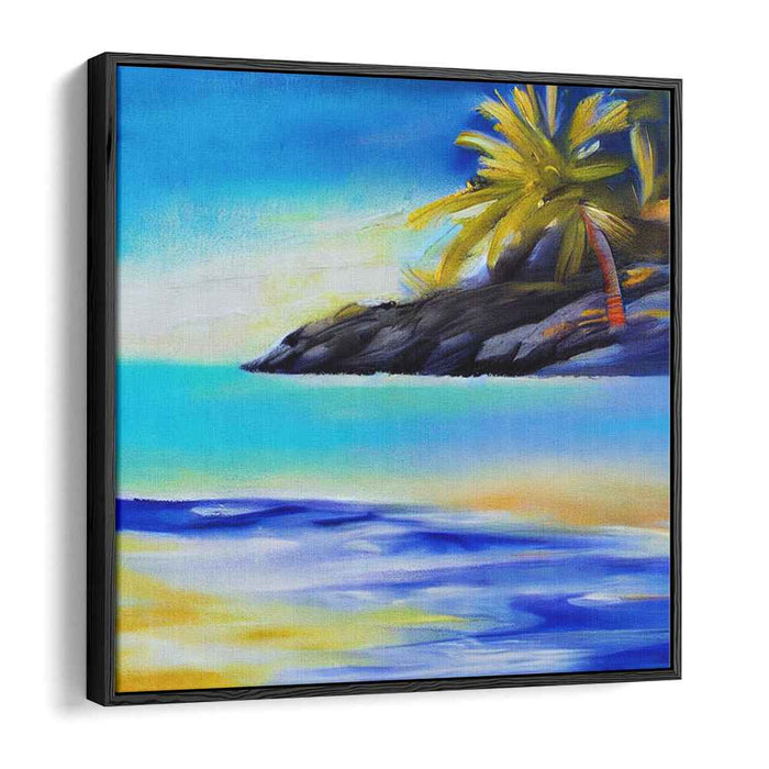 Blue Abstract Beach #010