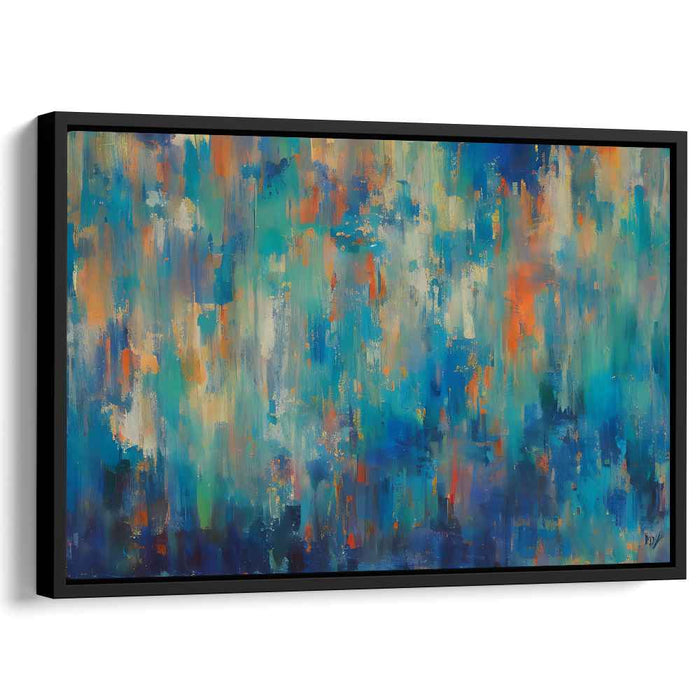 Blue Abstract Beach #102