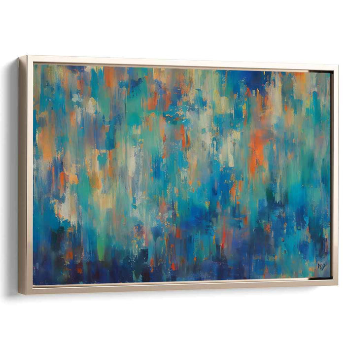 Blue Abstract Beach #102