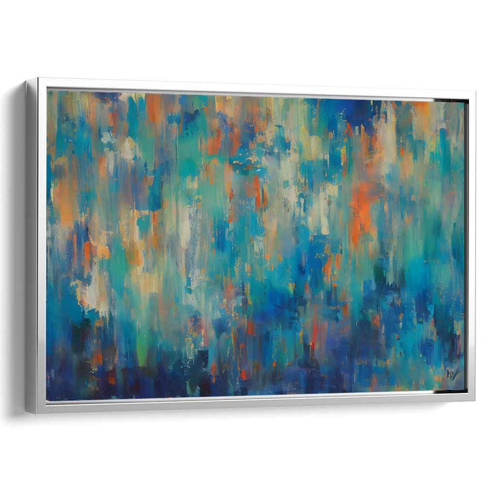 Blue Abstract Beach #102