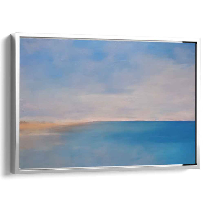 Blue Abstract Beach #115