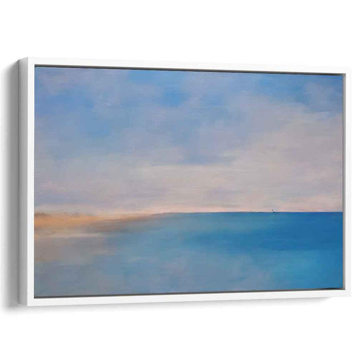 Blue Abstract Beach #115