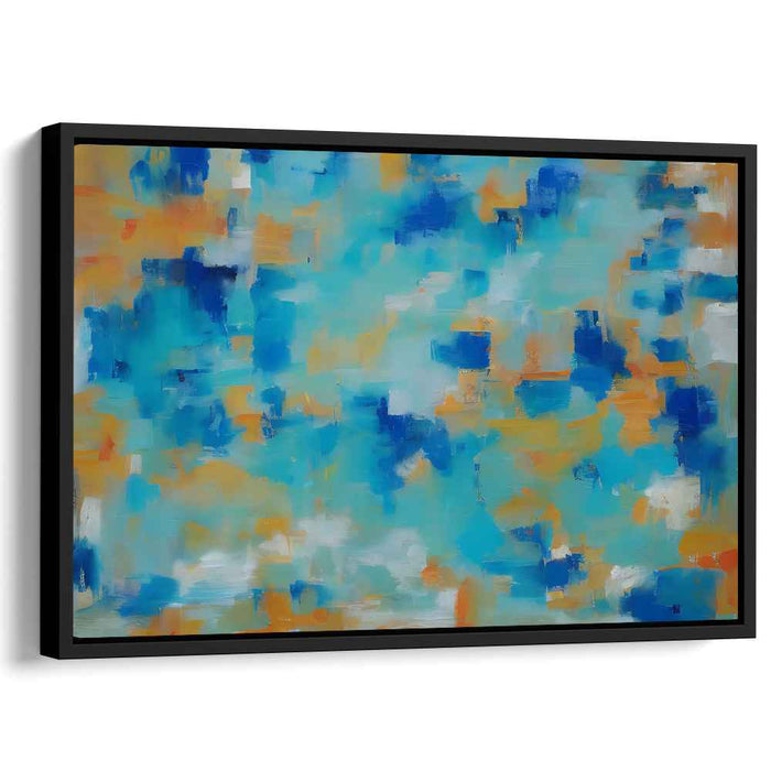 Blue Abstract Beach #128