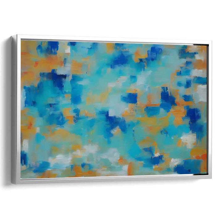 Blue Abstract Beach #128