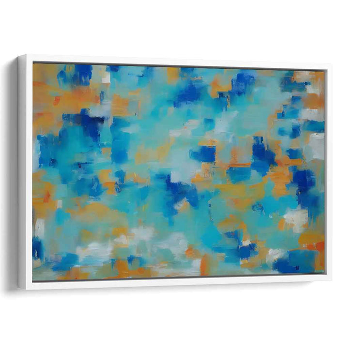 Blue Abstract Beach #128