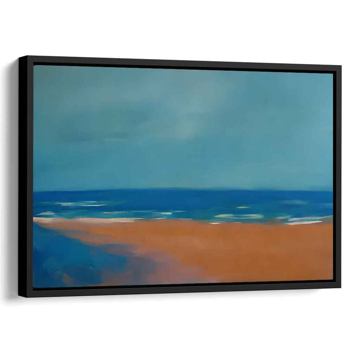 Calm Waters Drift: Serene Seascape Canvas Art Print