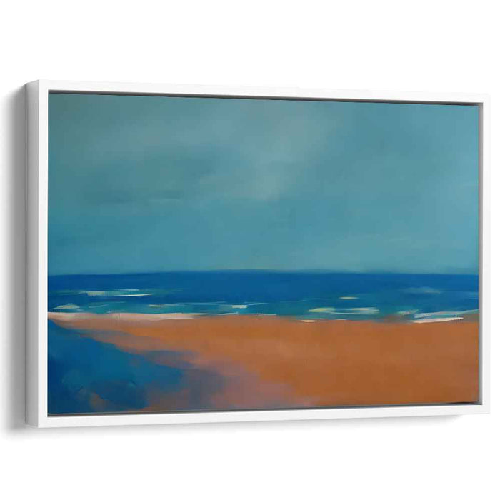 Calm Waters Drift: Serene Seascape Canvas Art Print