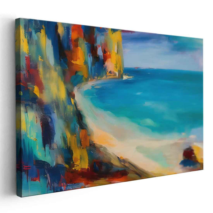 Blue Abstract Beach #136