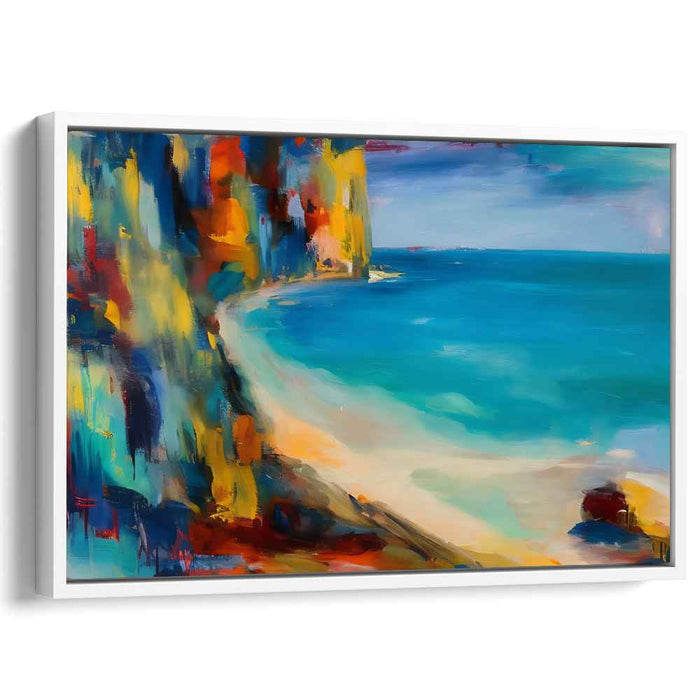 Blue Abstract Beach #136