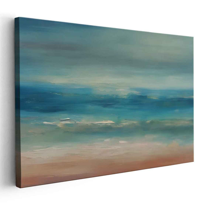 Blue Abstract Beach #137