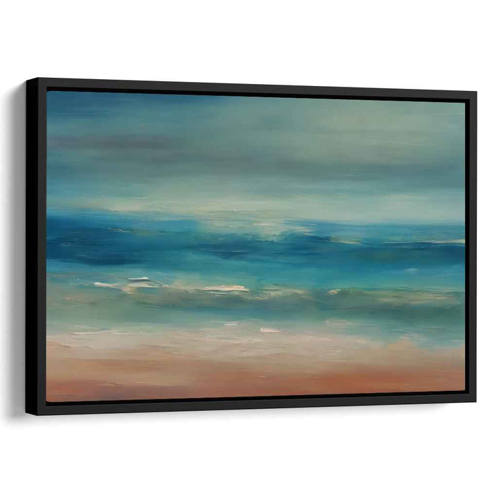 Blue Abstract Beach #137