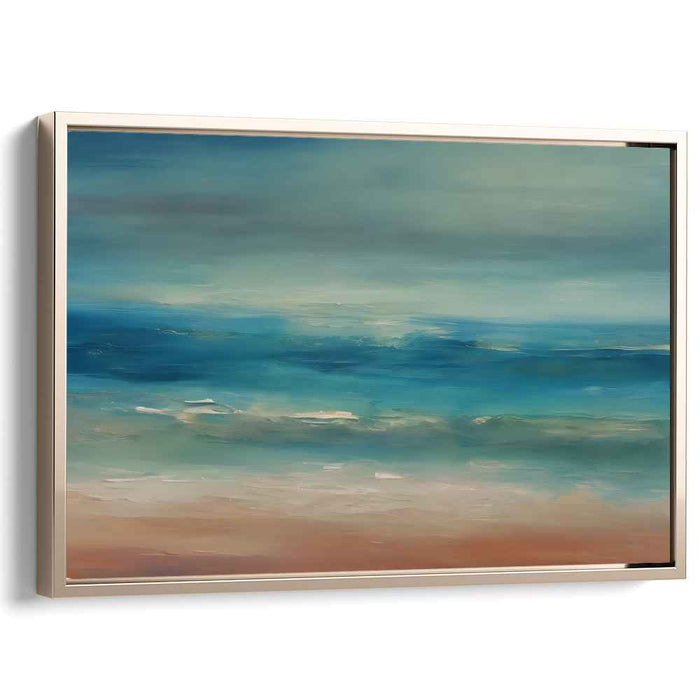 Blue Abstract Beach #137