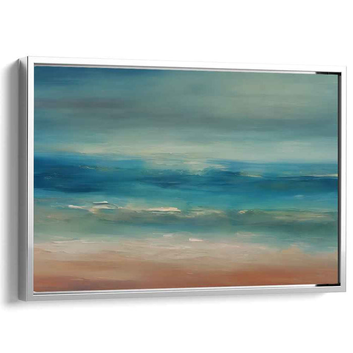 Blue Abstract Beach #137