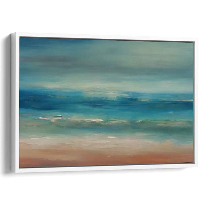 Blue Abstract Beach #137