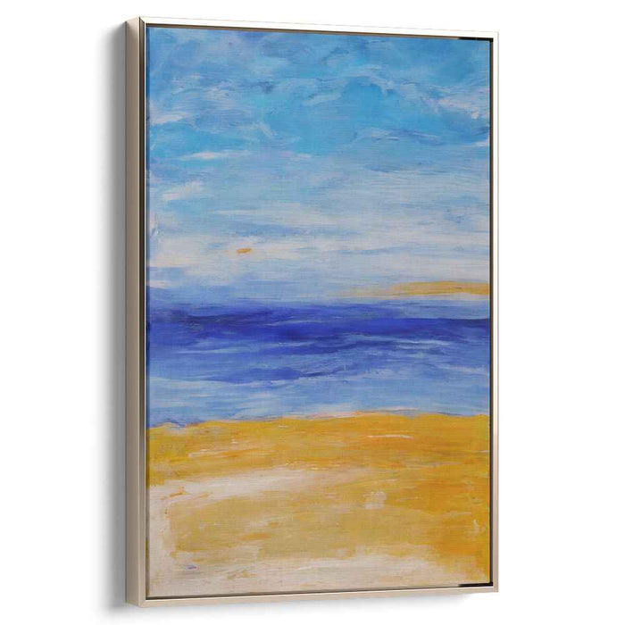 Blue Abstract Beach #204