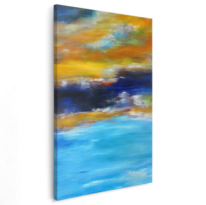 Blue Abstract Beach #208