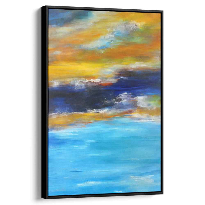 Blue Abstract Beach #208