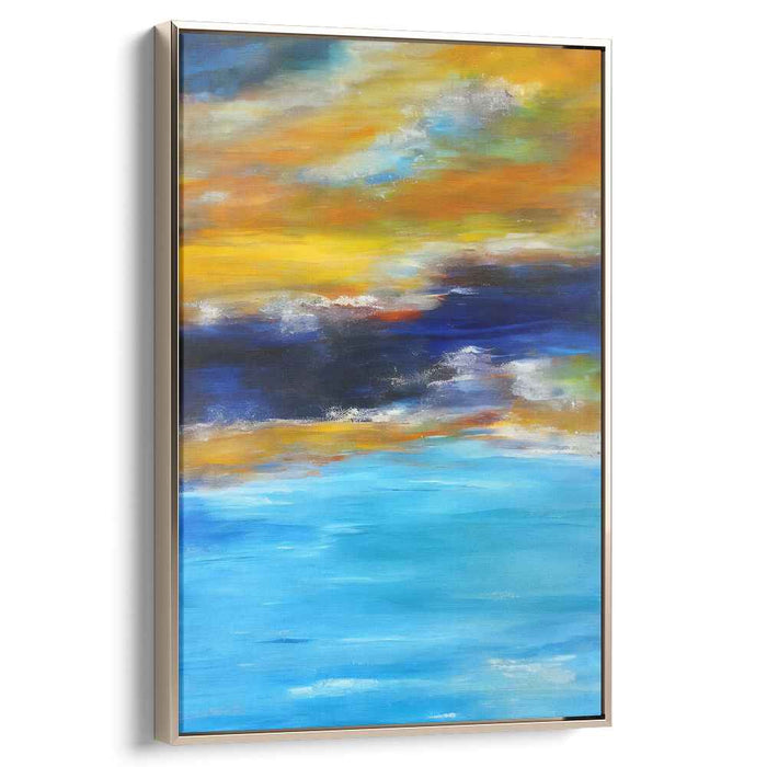 Blue Abstract Beach #208