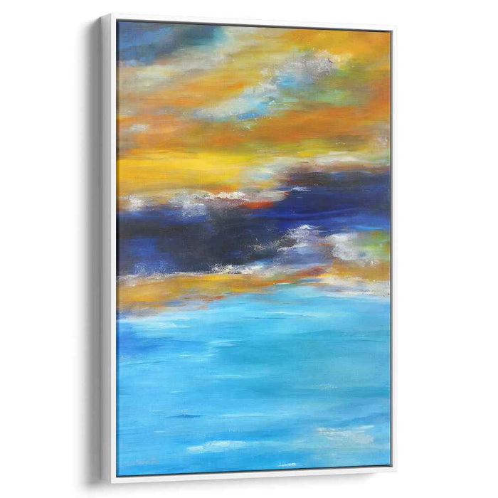 Blue Abstract Beach #208