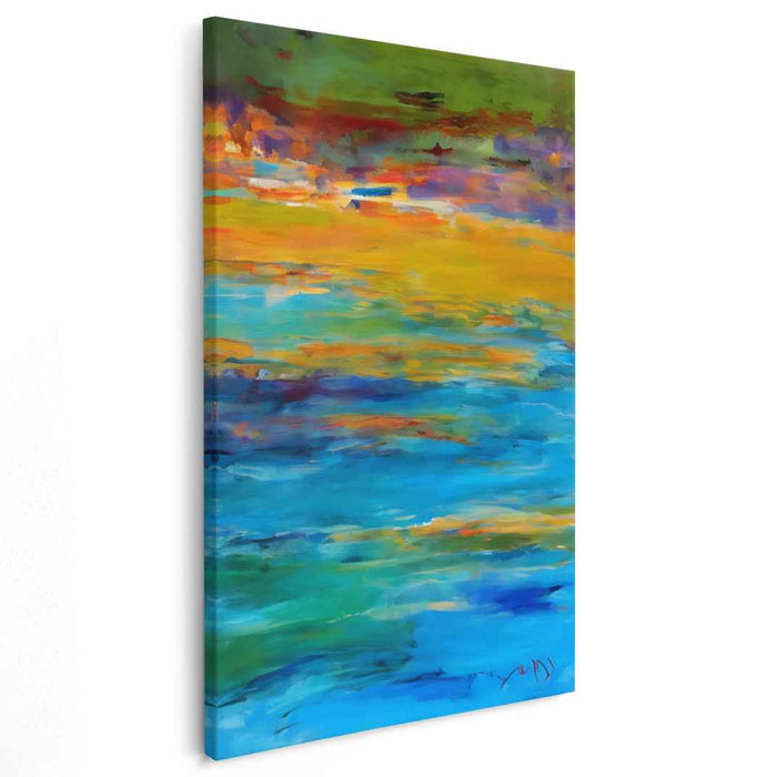 Blue Abstract Beach #211