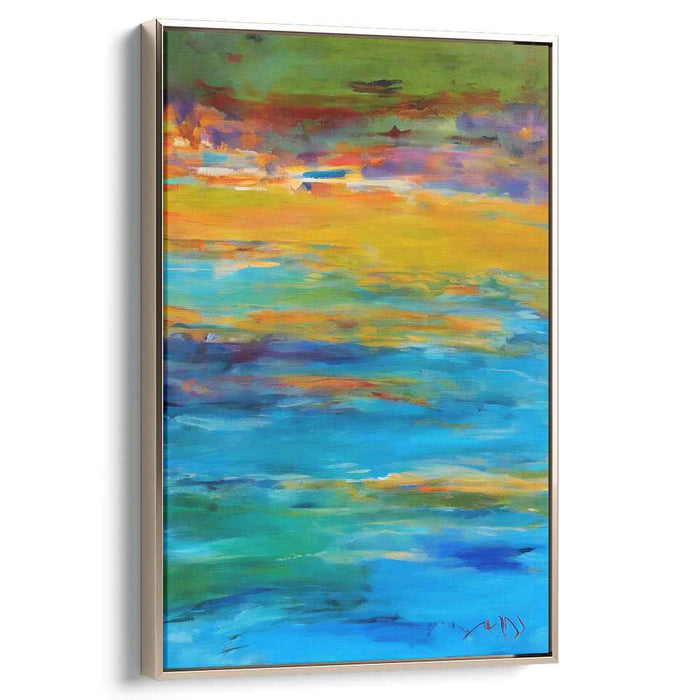 Blue Abstract Beach #211