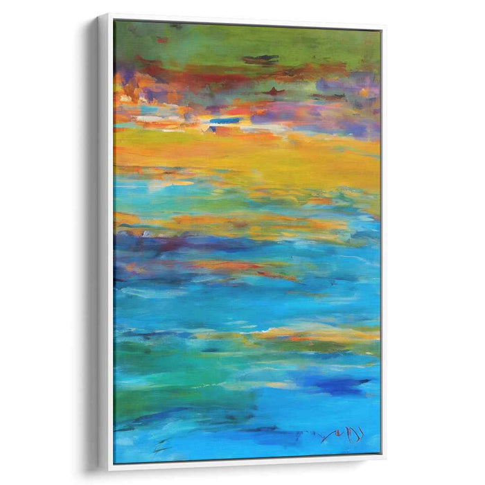 Blue Abstract Beach #211