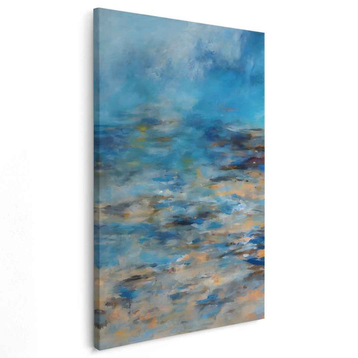 Blue Abstract Beach #213