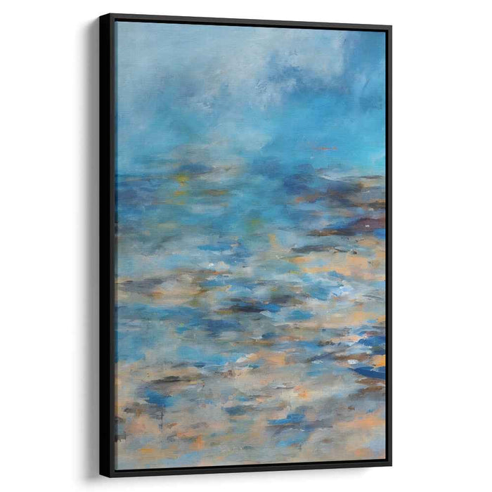 Blue Abstract Beach #213