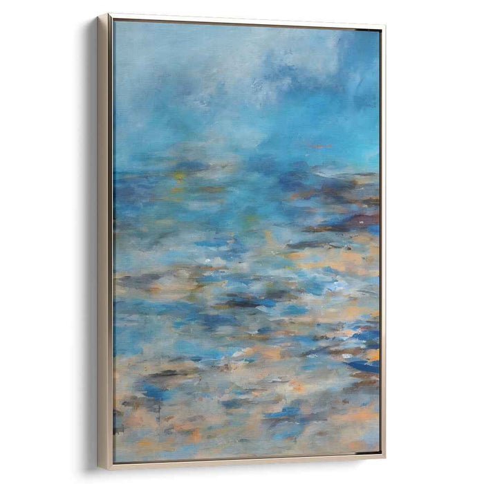 Blue Abstract Beach #213