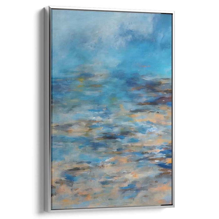 Blue Abstract Beach #213