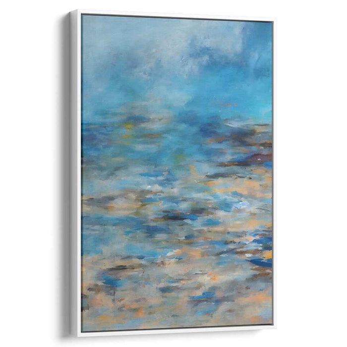 Blue Abstract Beach #213