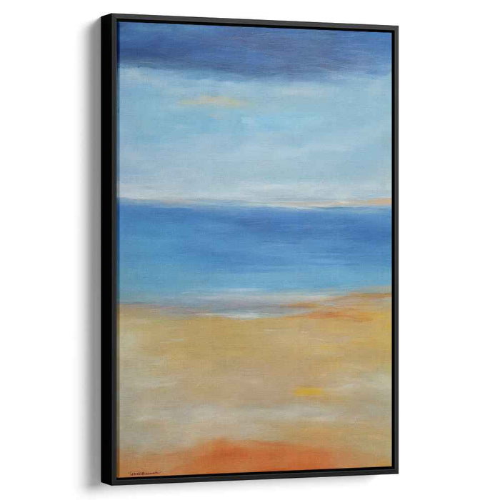 Ocean's Peace: Serene Coastal Landscape Canvas Art Print