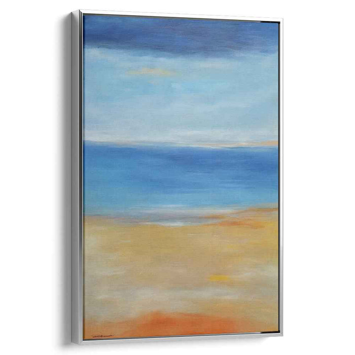 Ocean's Peace: Serene Coastal Landscape Canvas Art Print