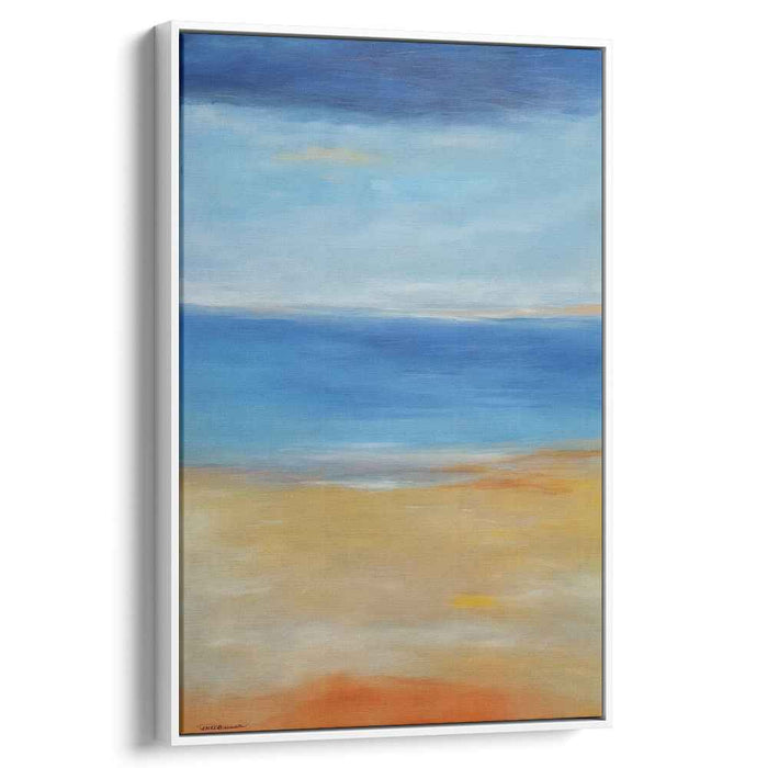 Ocean's Peace: Serene Coastal Landscape Canvas Art Print