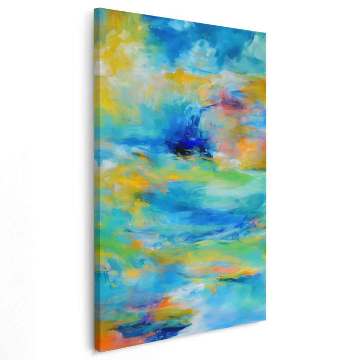 Blue Abstract Beach #220