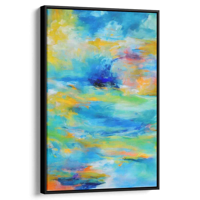 Blue Abstract Beach #220