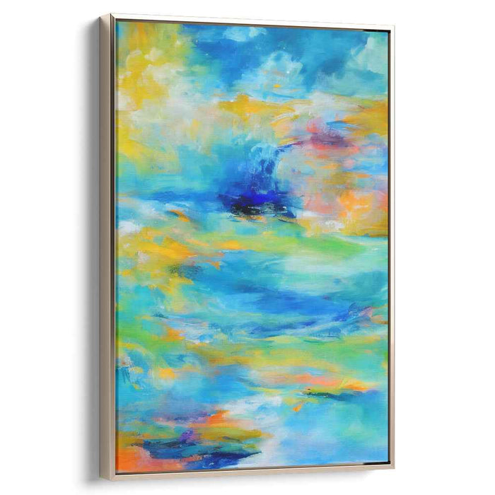 Blue Abstract Beach #220