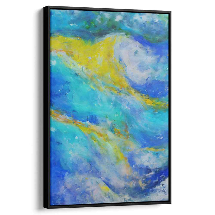 Blue Abstract Beach #221