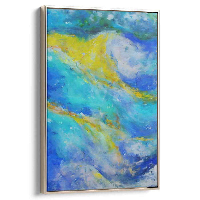 Blue Abstract Beach #221