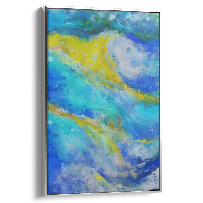 Blue Abstract Beach #221