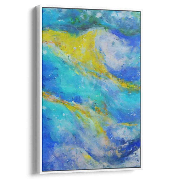 Blue Abstract Beach #221