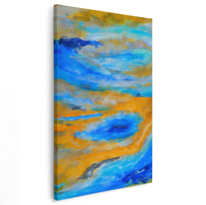 Blue Abstract Beach #222