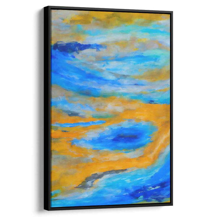 Blue Abstract Beach #222