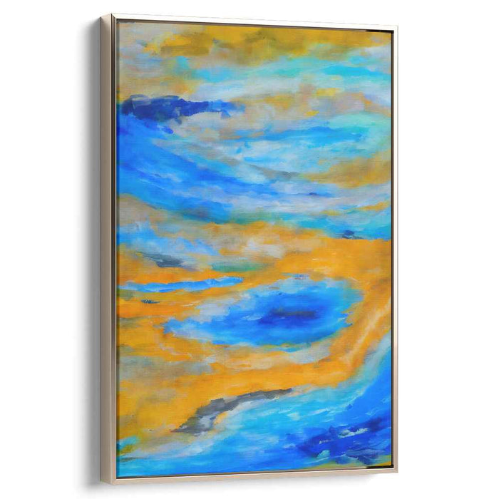 Blue Abstract Beach #222