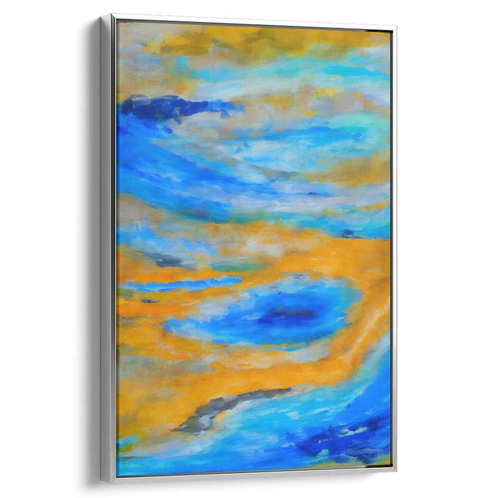 Blue Abstract Beach #222