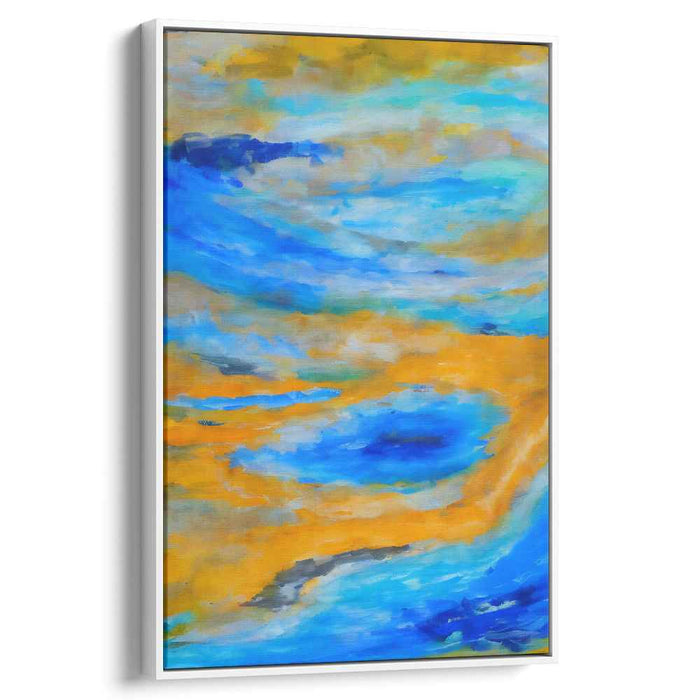 Blue Abstract Beach #222