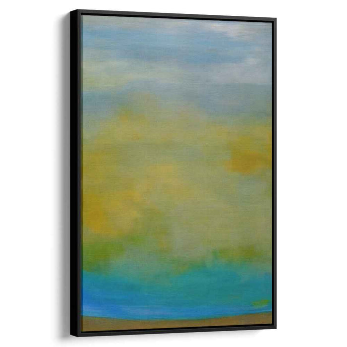 Blue Abstract Beach #223