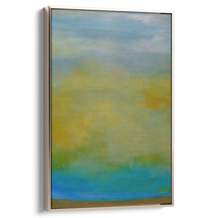 Blue Abstract Beach #223